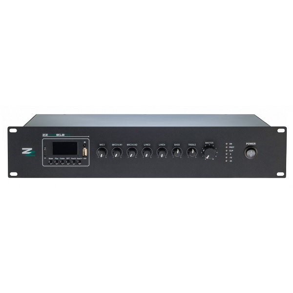 AMPLIFICATORE MIXER LETTORE USB/BT/FM DA 120W